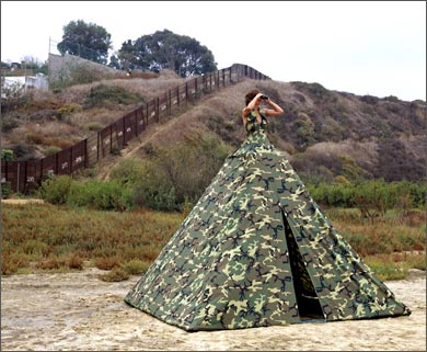 Illustration for article titled Dress Tent Is the Campest Thing in the Art World